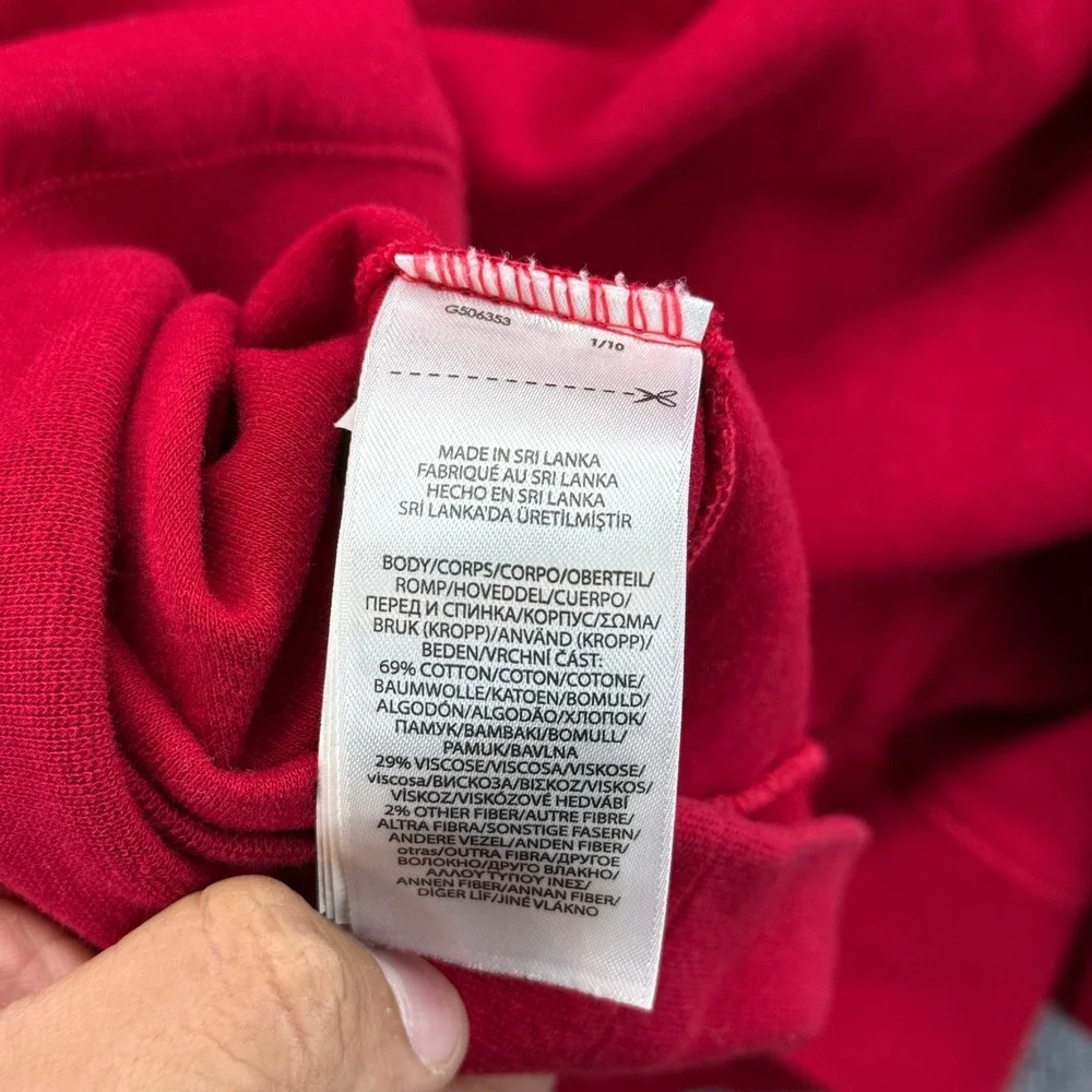 Polo Ralph‎ Lauren Red Quarter Zip Pullover Sweatshirt Men's XXL
